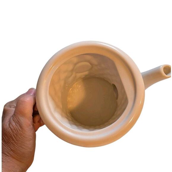 Vintage Teleflora Teapot Ceramic Tea Party Blue Bird In Mirror - Picture 5 of 6